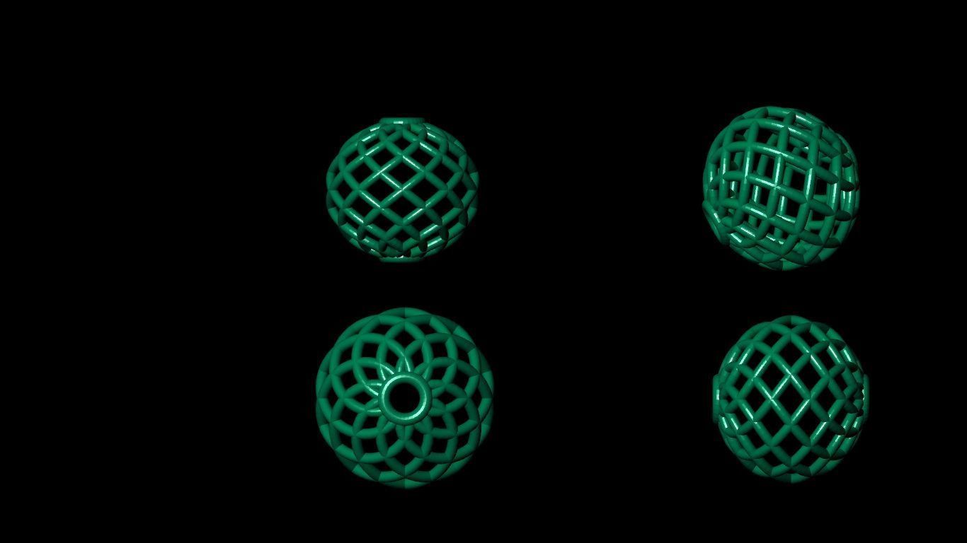 100  stl beeds 3D print model 3D print model_71