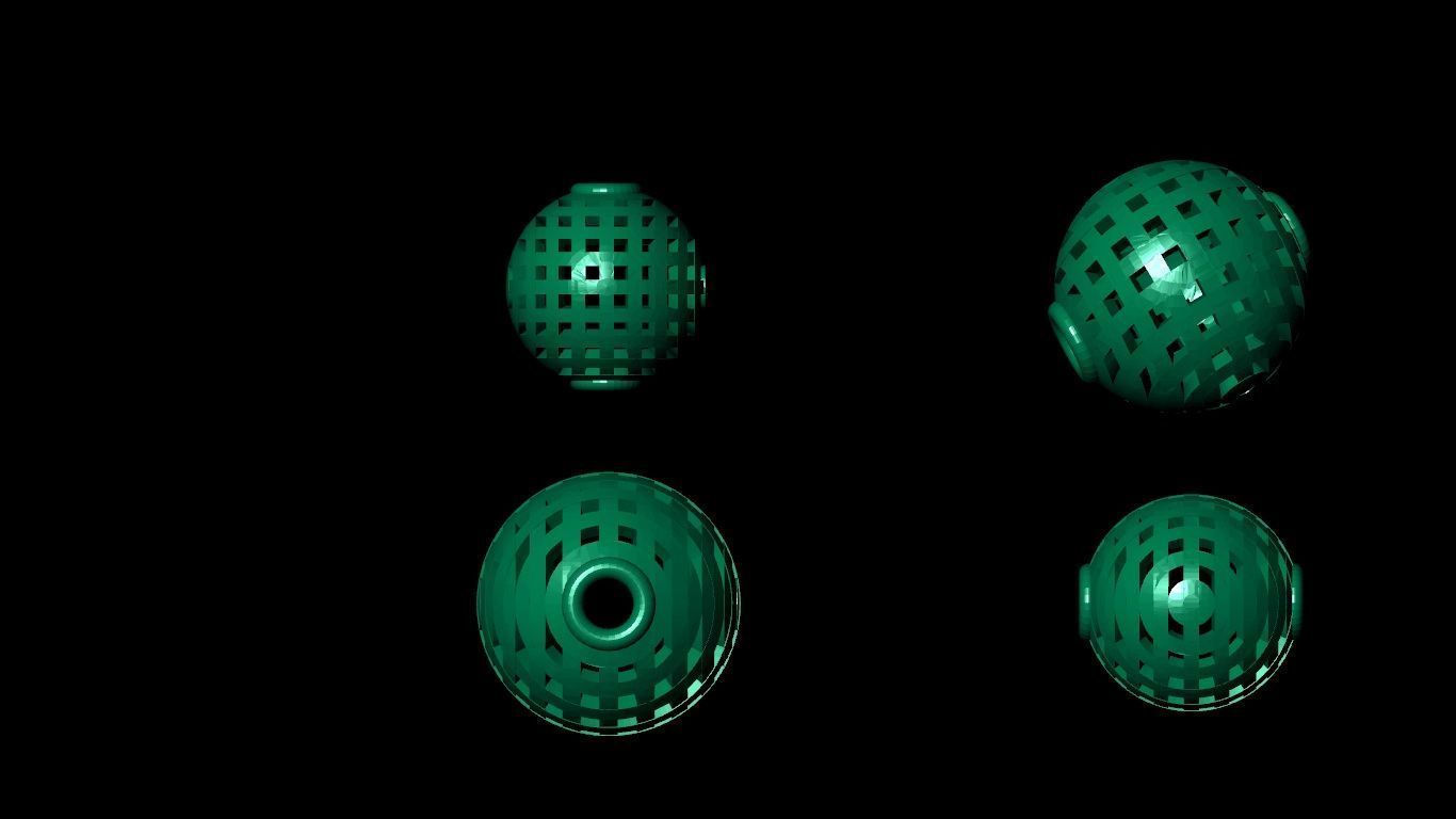 100  stl beeds 3D print model 3D print model_72