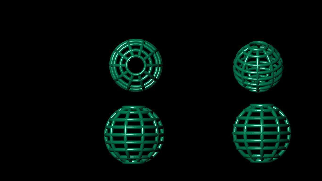 100  stl beeds 3D print model 3D print model_44