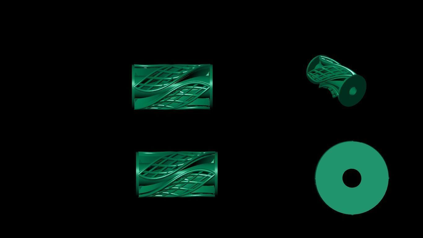 100  stl beeds 3D print model 3D print model_45