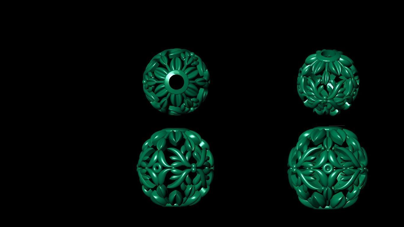 100  stl beeds 3D print model 3D print model_9