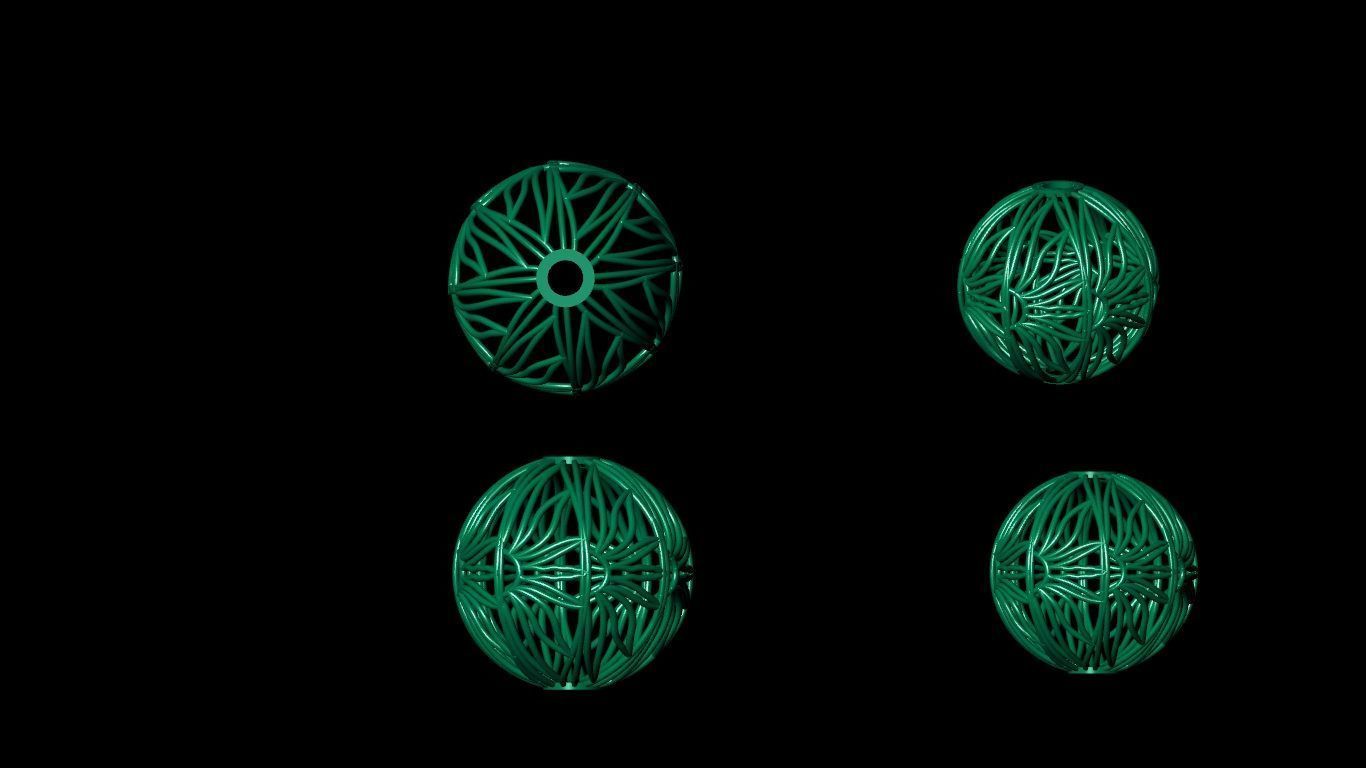 100  stl beeds 3D print model 3D print model_51