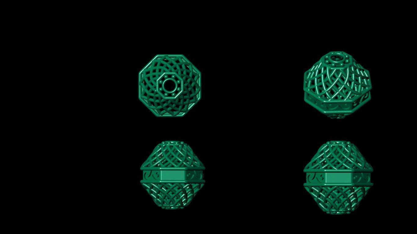 100  stl beeds 3D print model 3D print model_33