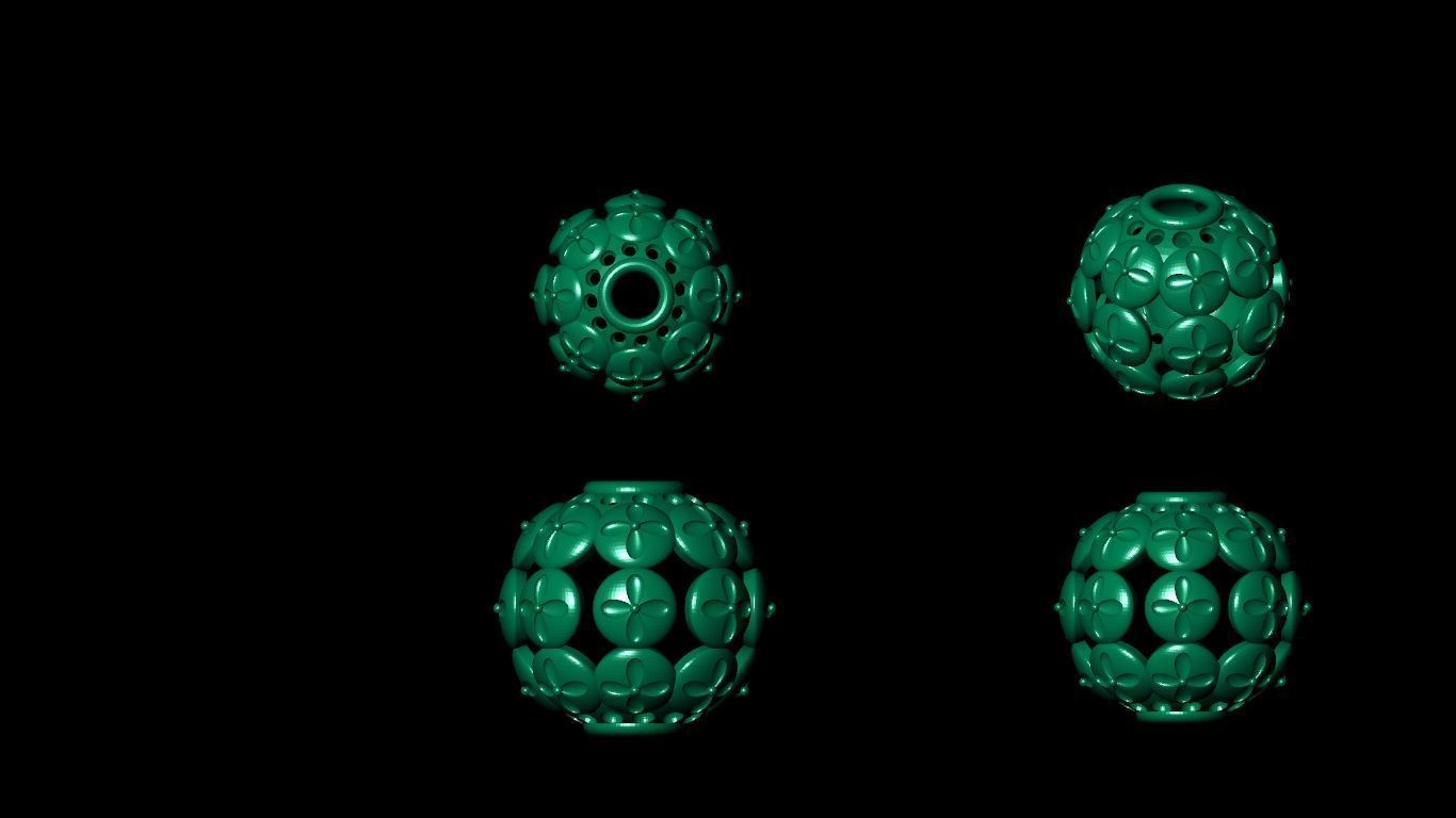 100  stl beeds 3D print model 3D print model_11