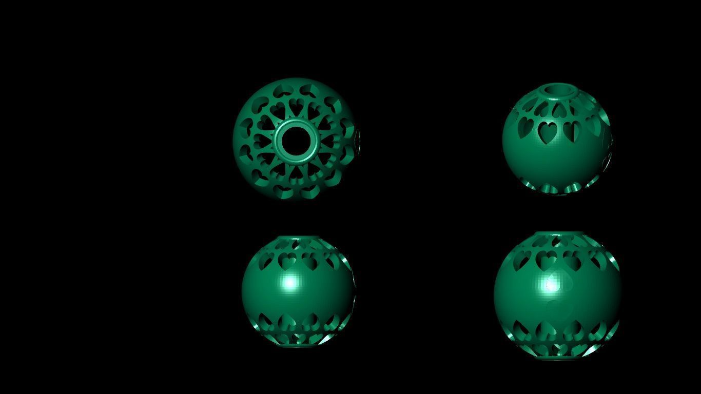 100  stl beeds 3D print model 3D print model_99