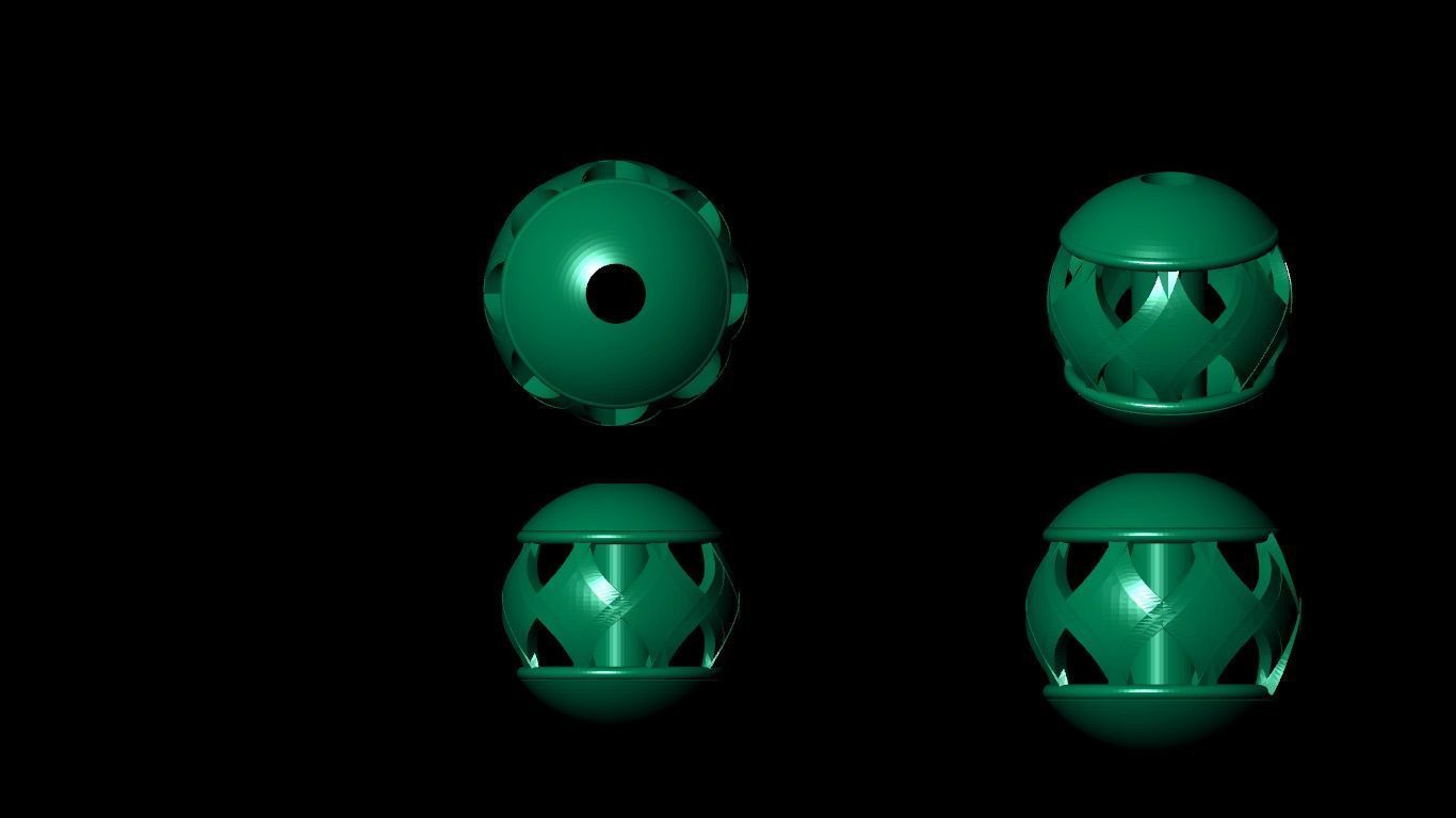 100  stl beeds 3D print model 3D print model_95