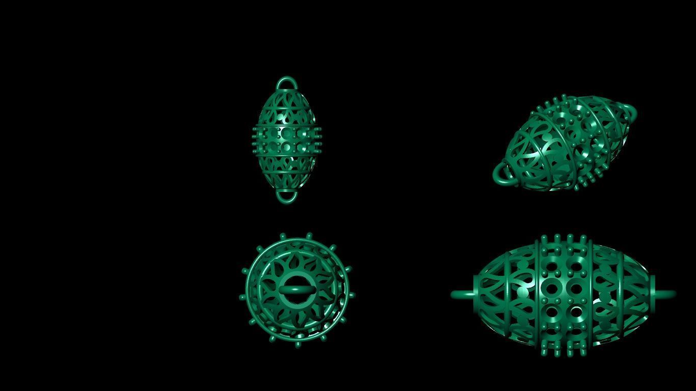 100  stl beeds 3D print model 3D print model_57