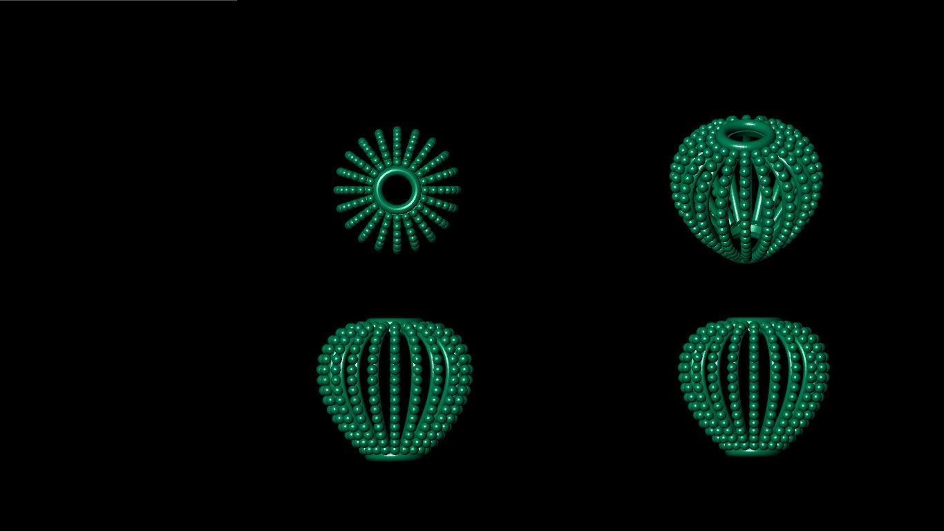 100  stl beeds 3D print model 3D print model_3