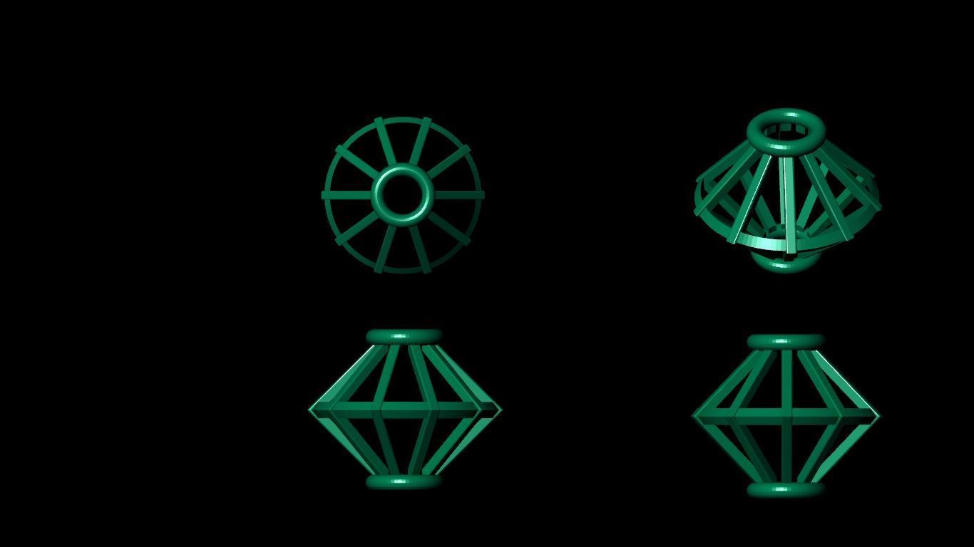 100  stl beeds 3D print model 3D print model_41