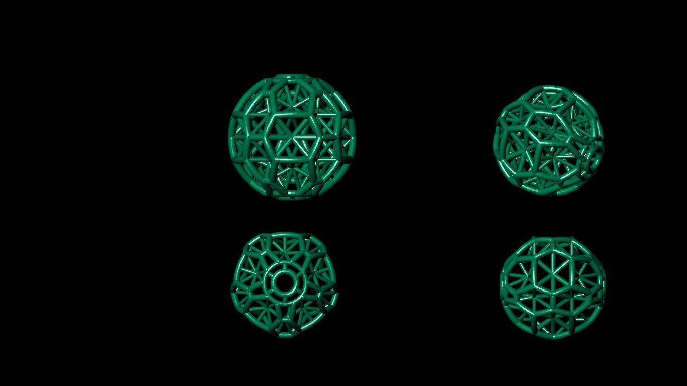 100  stl beeds 3D print model 3D print model_85