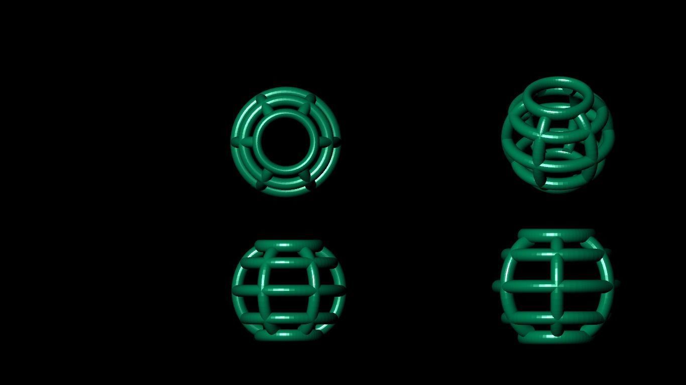 100  stl beeds 3D print model 3D print model_43