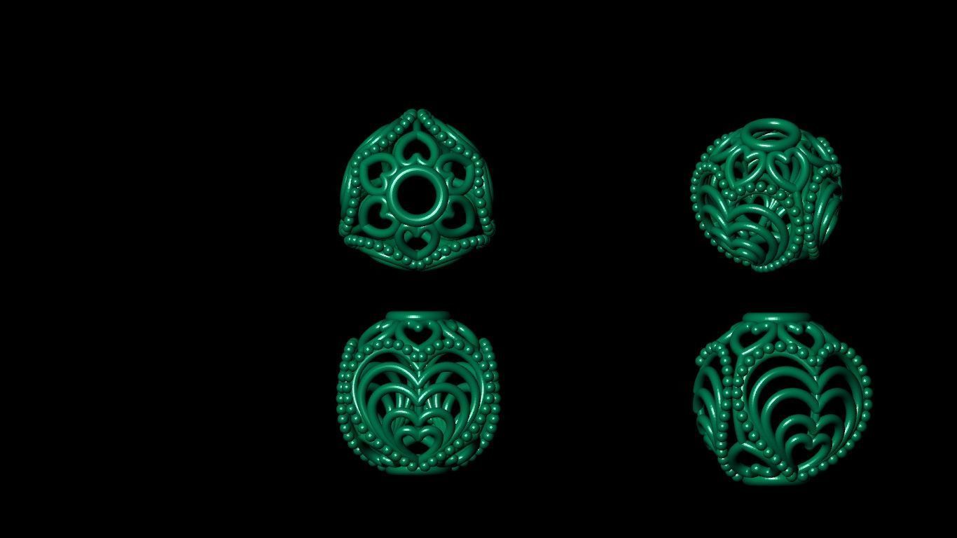 100  stl beeds 3D print model 3D print model_8