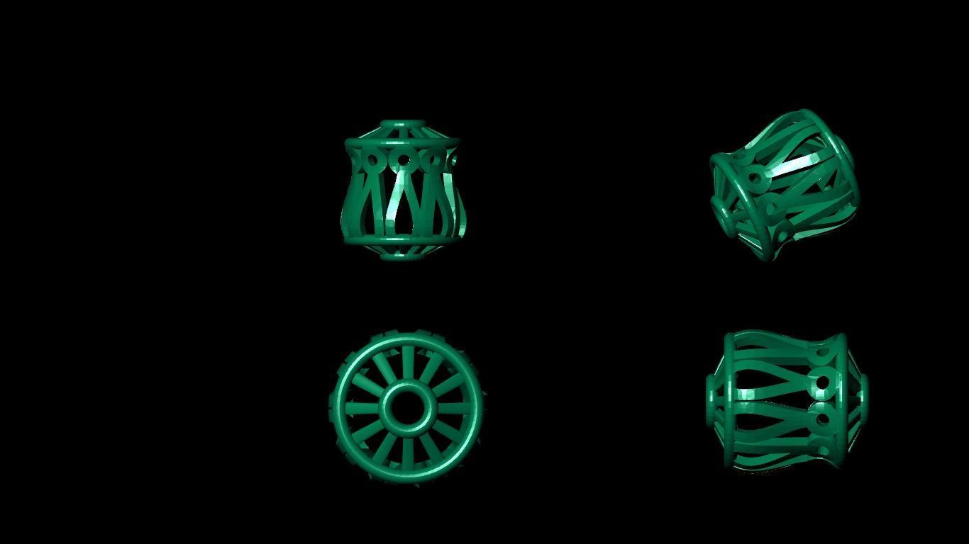 100  stl beeds 3D print model 3D print model_69