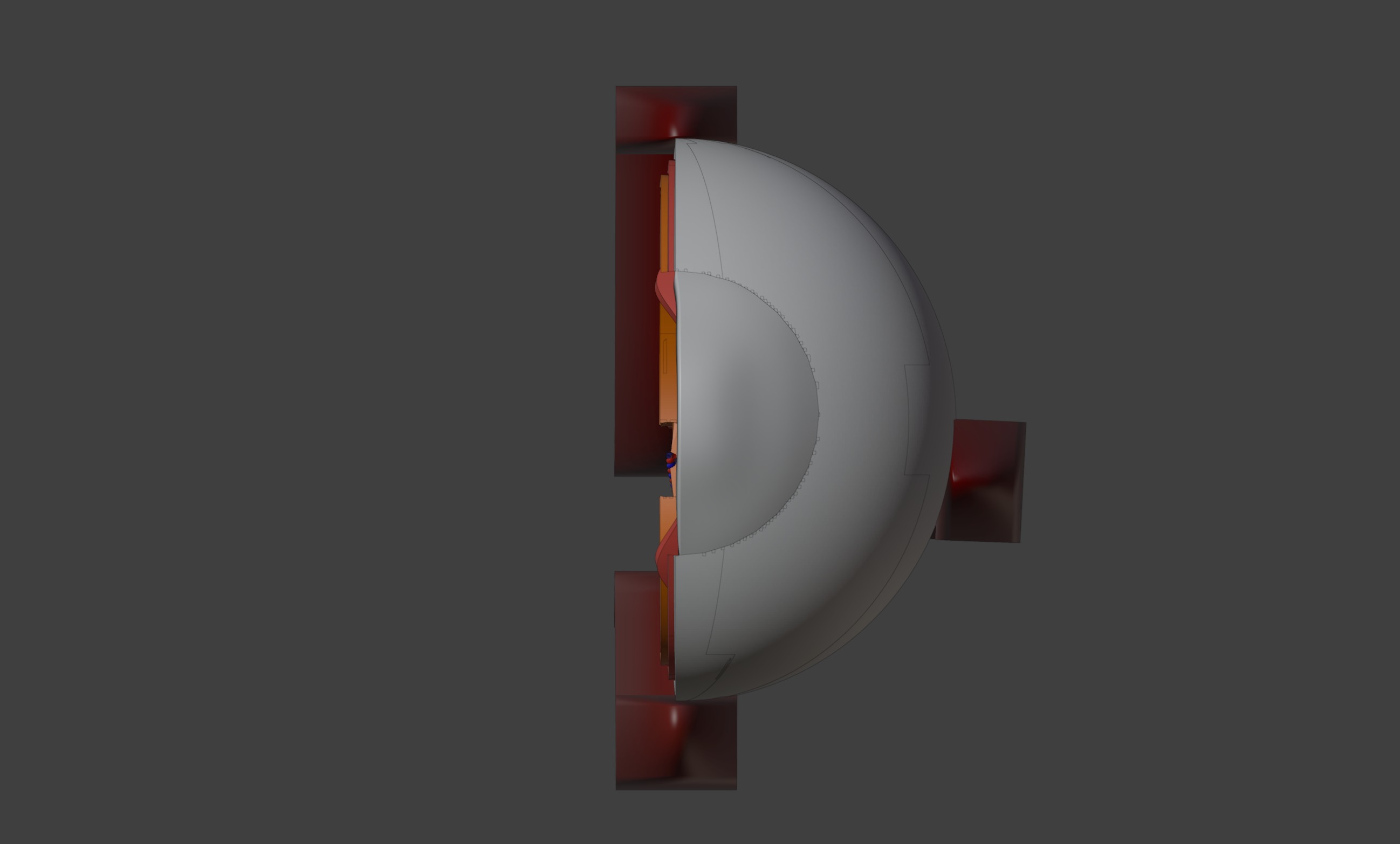 3D Eye Model Anatomy - Cross Section 3D print model_11