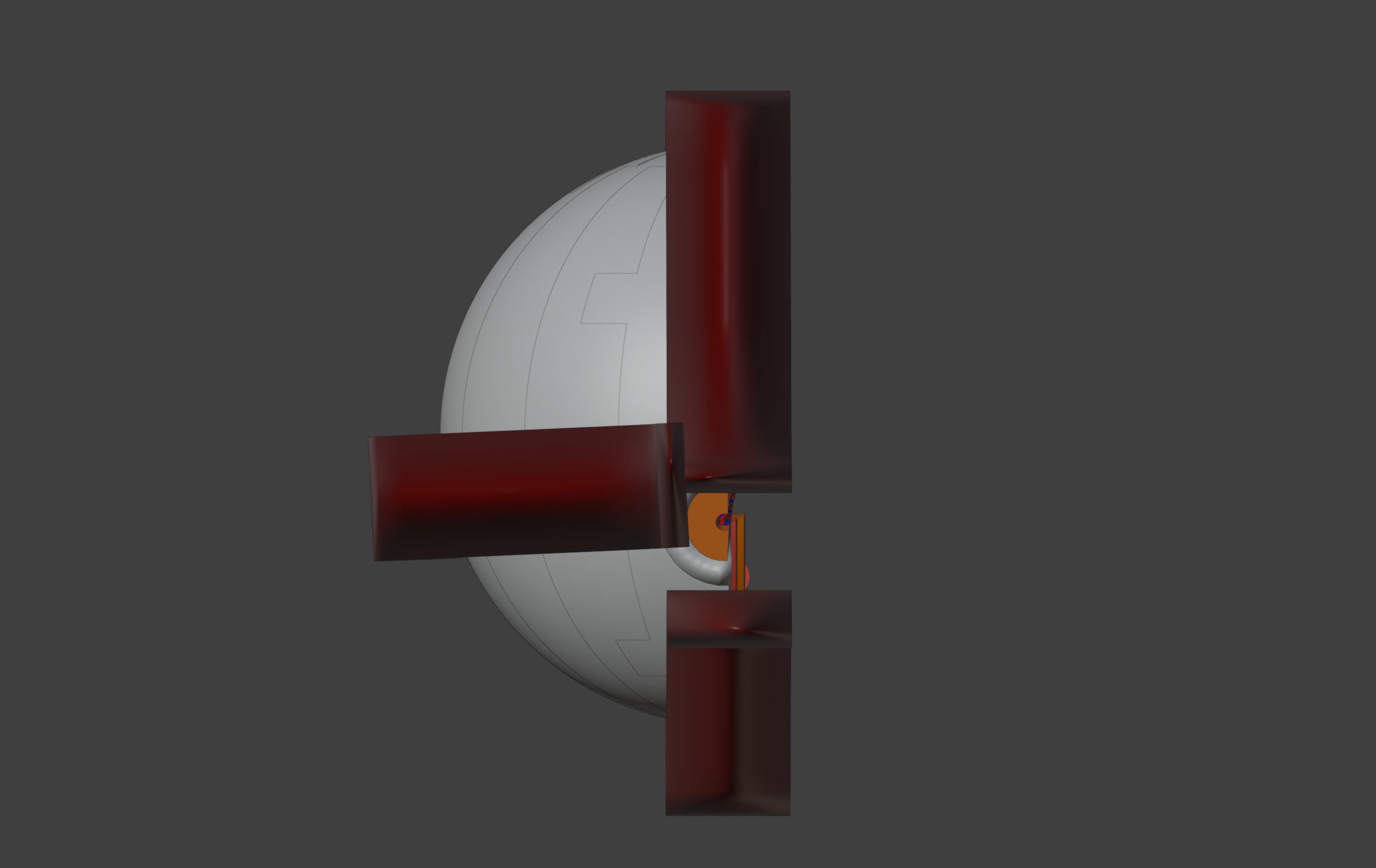 3D Eye Model Anatomy - Cross Section 3D print model_9