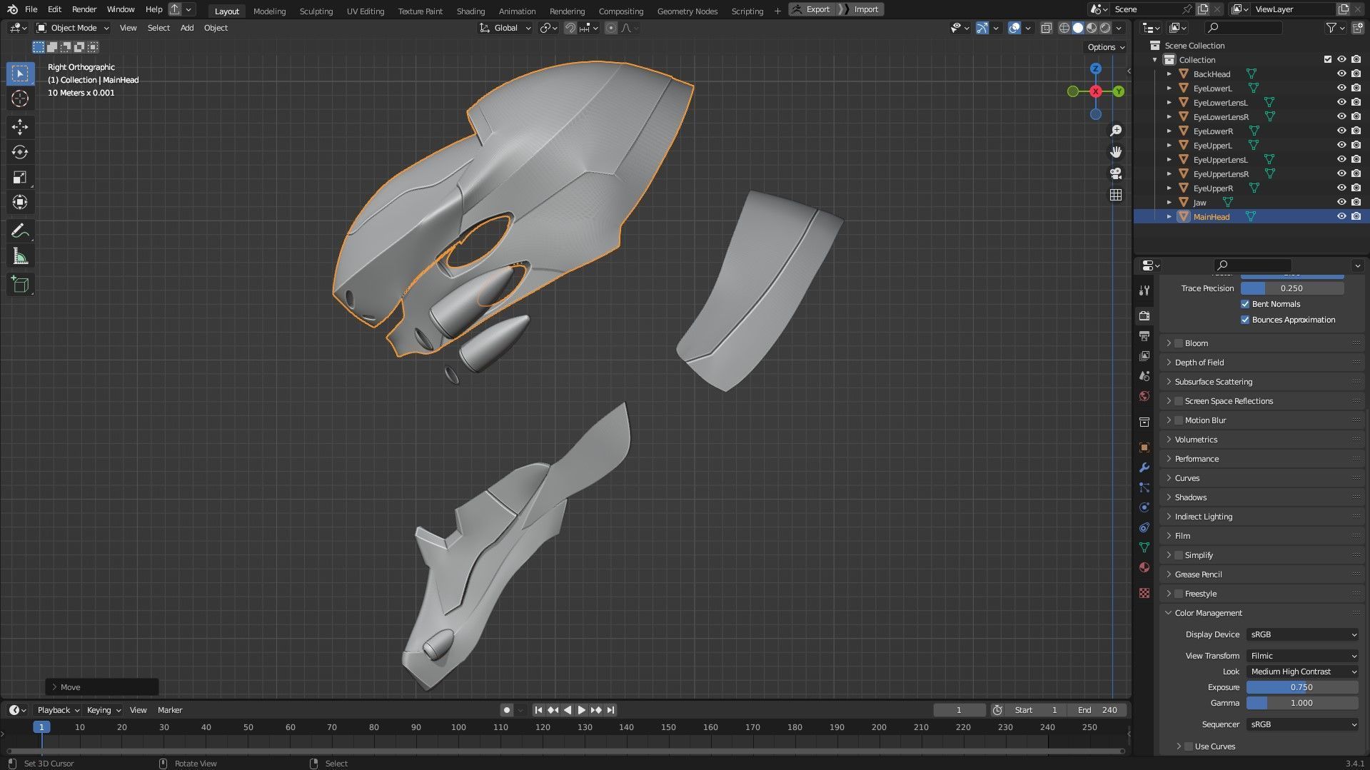 Evangelion EVA-02 Helmet for Cosplay 3D print model_12