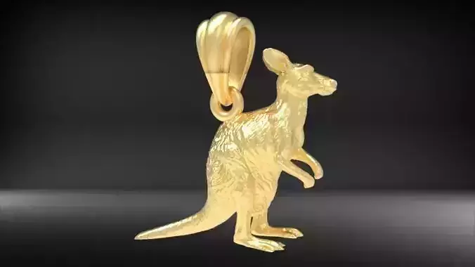 Kangaroo Pendant 