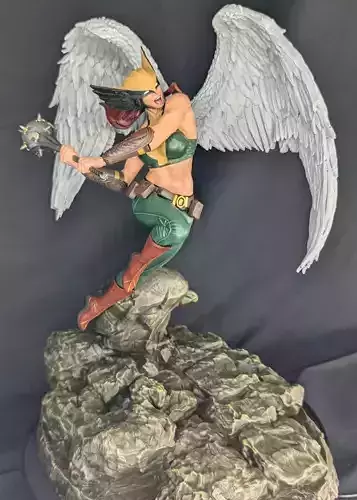 HawkGirl  DC Statue - 3D Print File STL 
