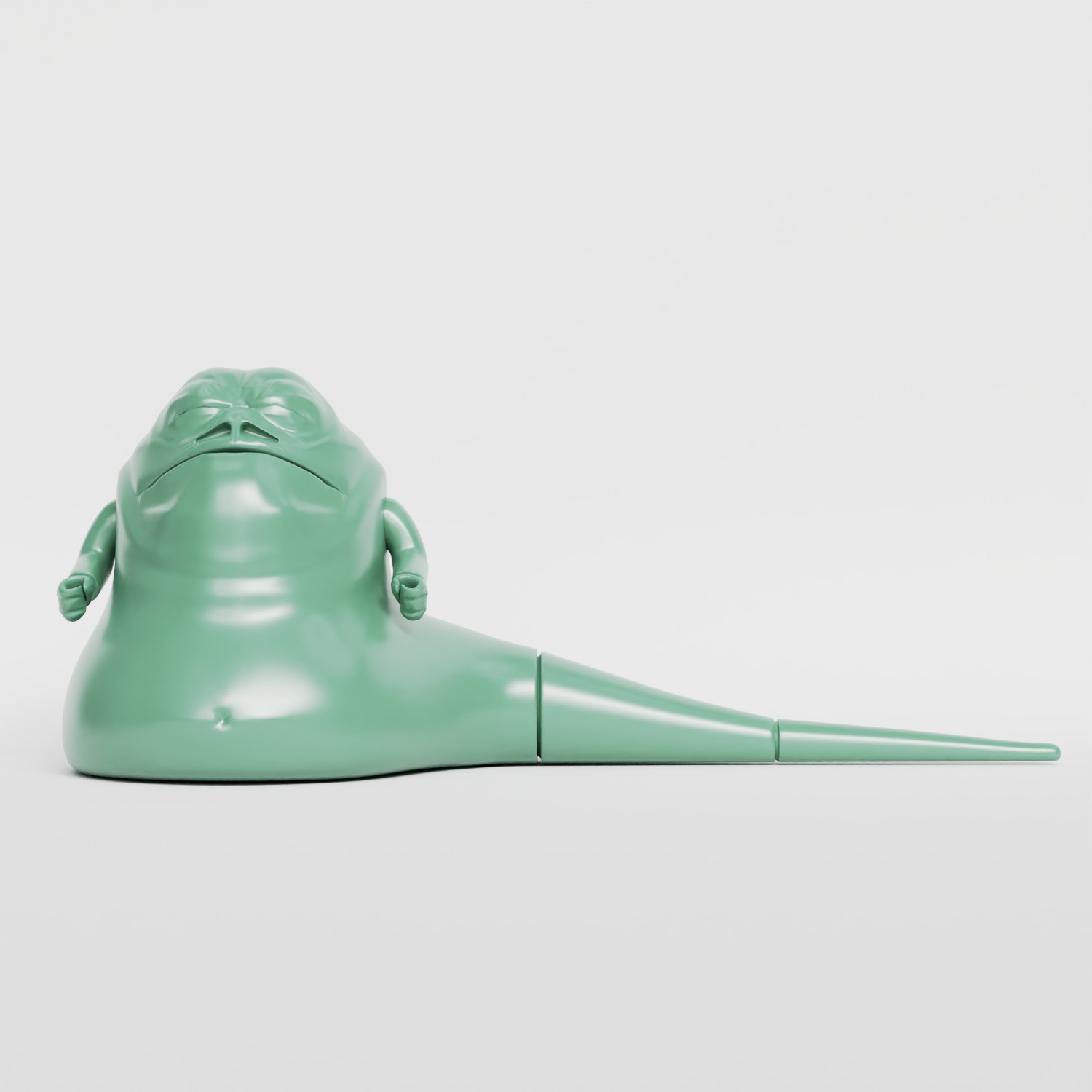 Jabba - The Complete Saga - 3D Printable Custom Lego Minifigure 3D print model_1