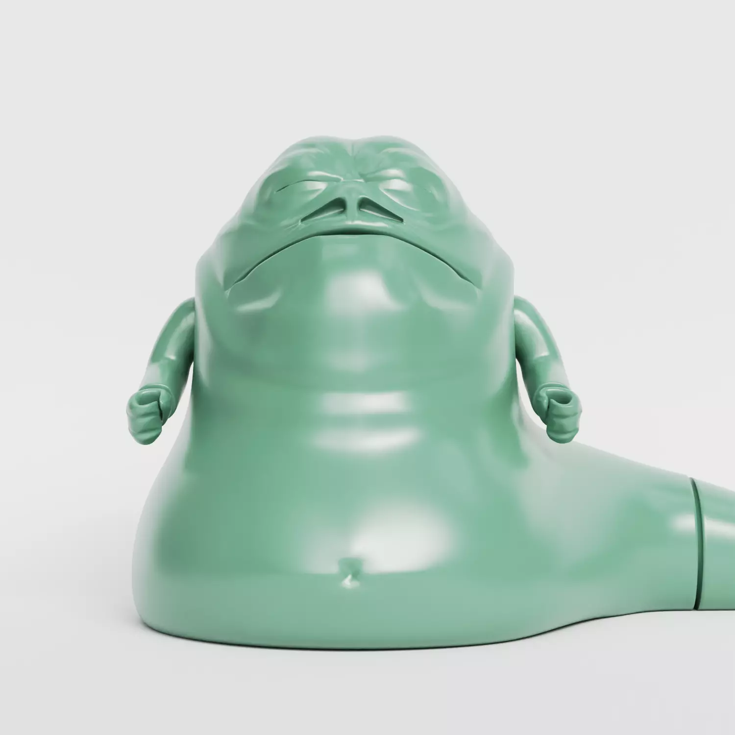 Jabba - The Complete Saga - 3D Printable Custom Lego Minifigure 3D print model_0
