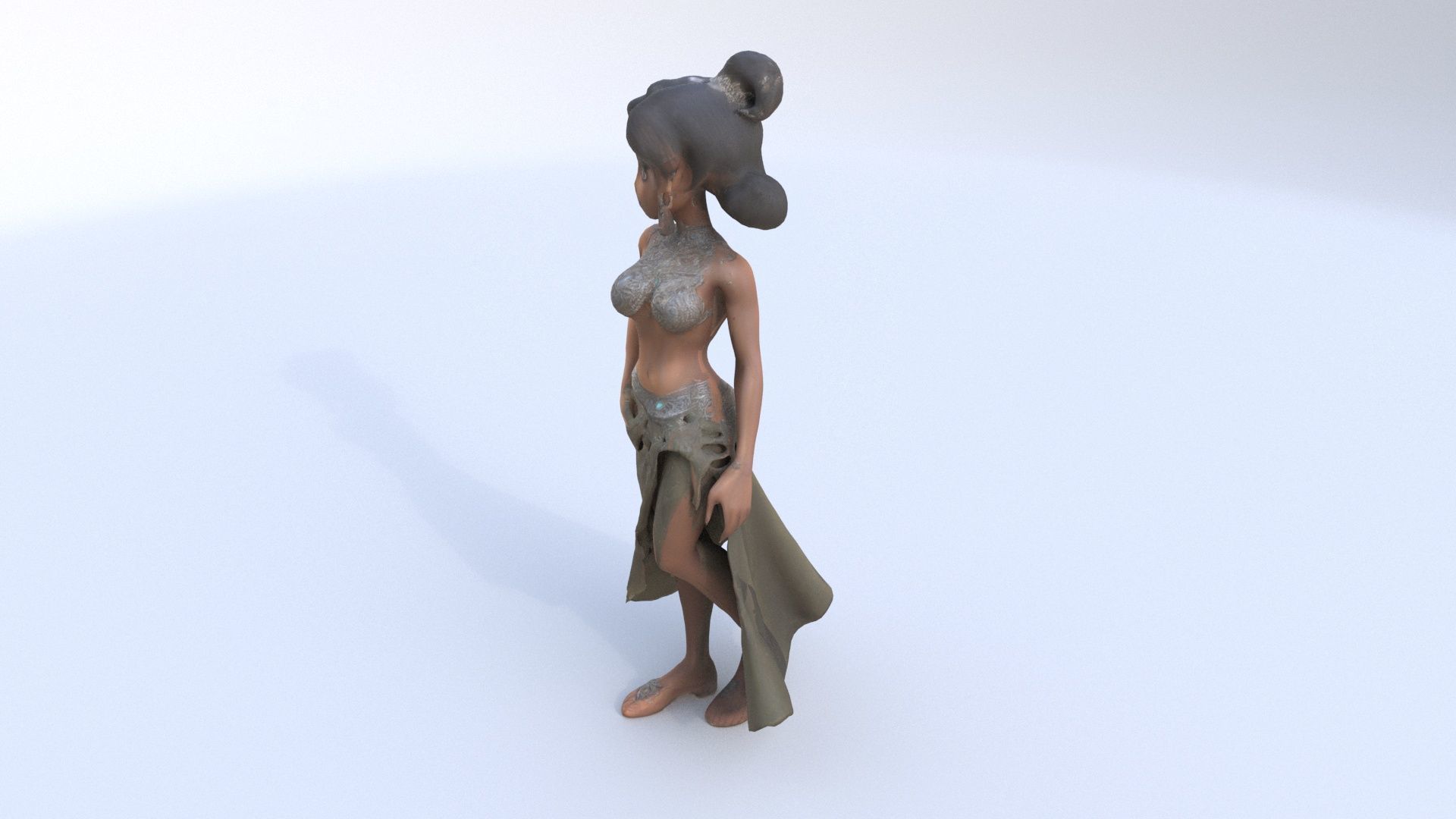 Arabian Princess 3D model_2