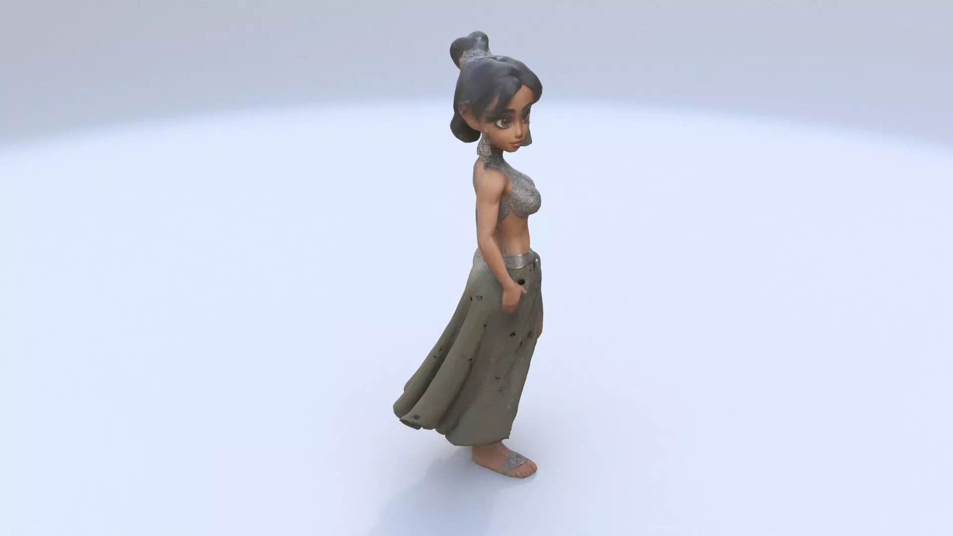 Arabian Princess 3D model_0
