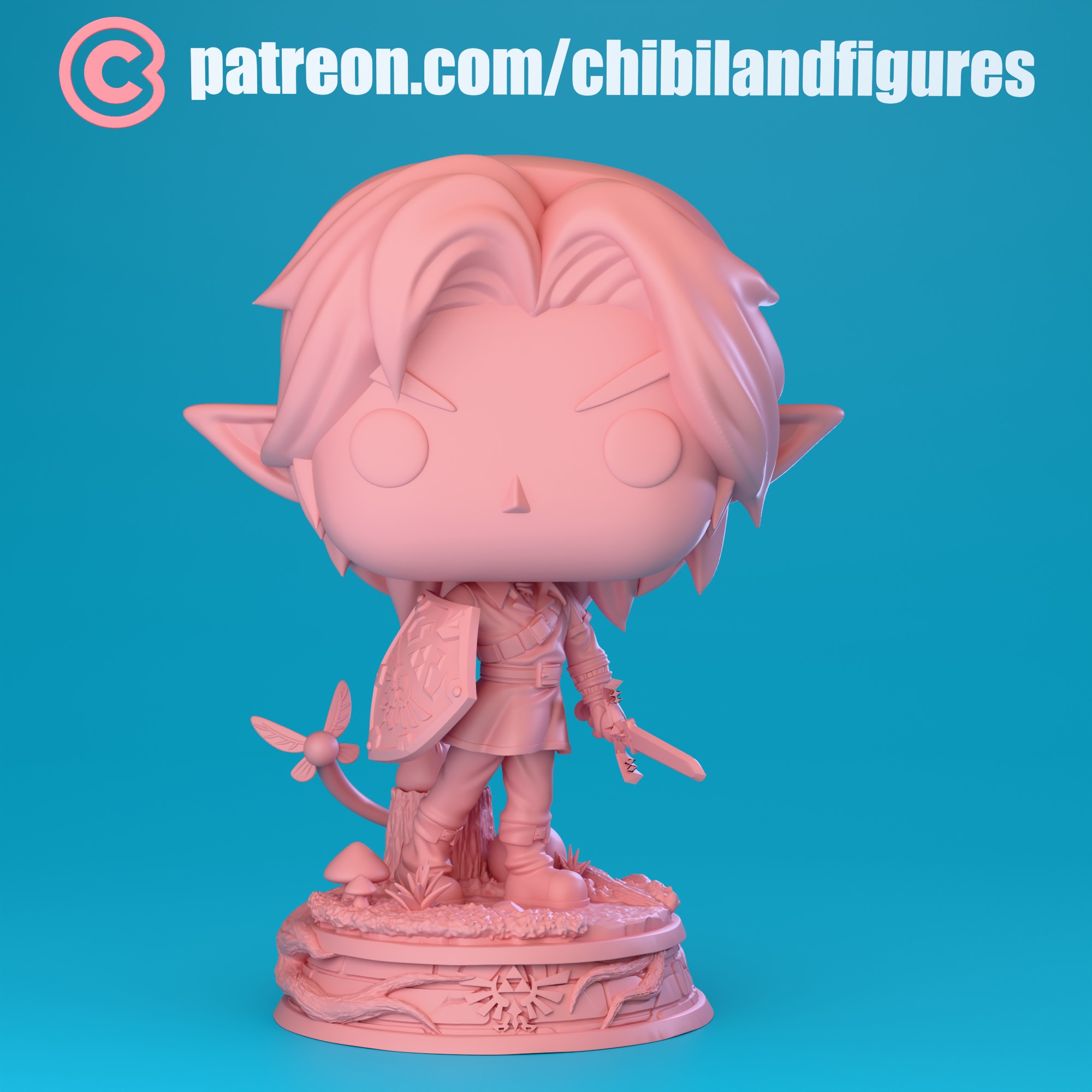 Link - Funko Figure from Ocarina of Time Game 3D print model_5