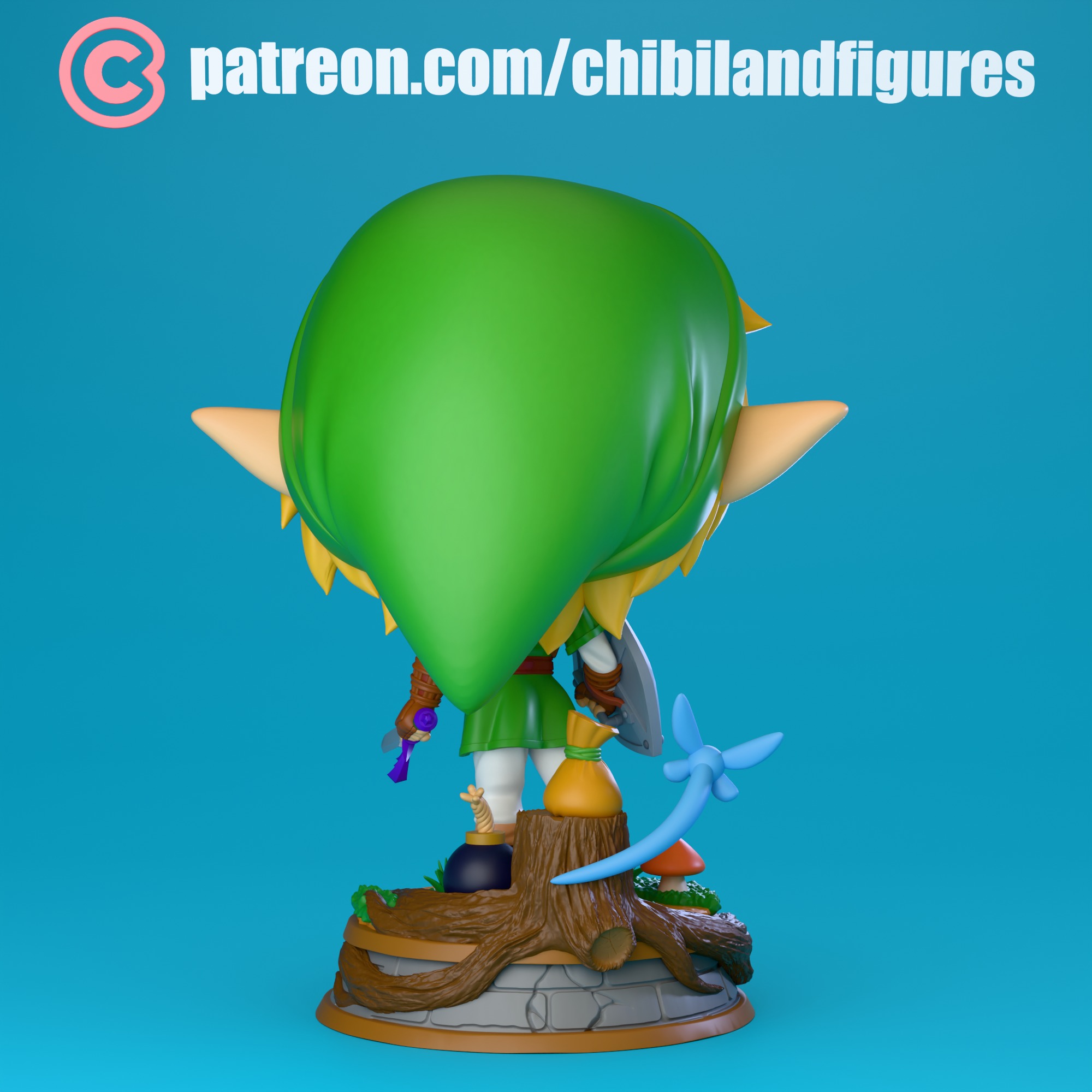 Link - Funko Figure from Ocarina of Time Game 3D print model_1