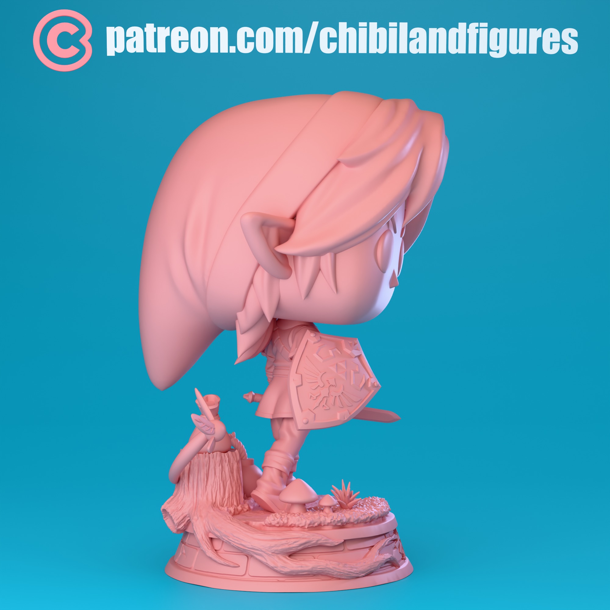 Link - Funko Figure from Ocarina of Time Game 3D print model_6