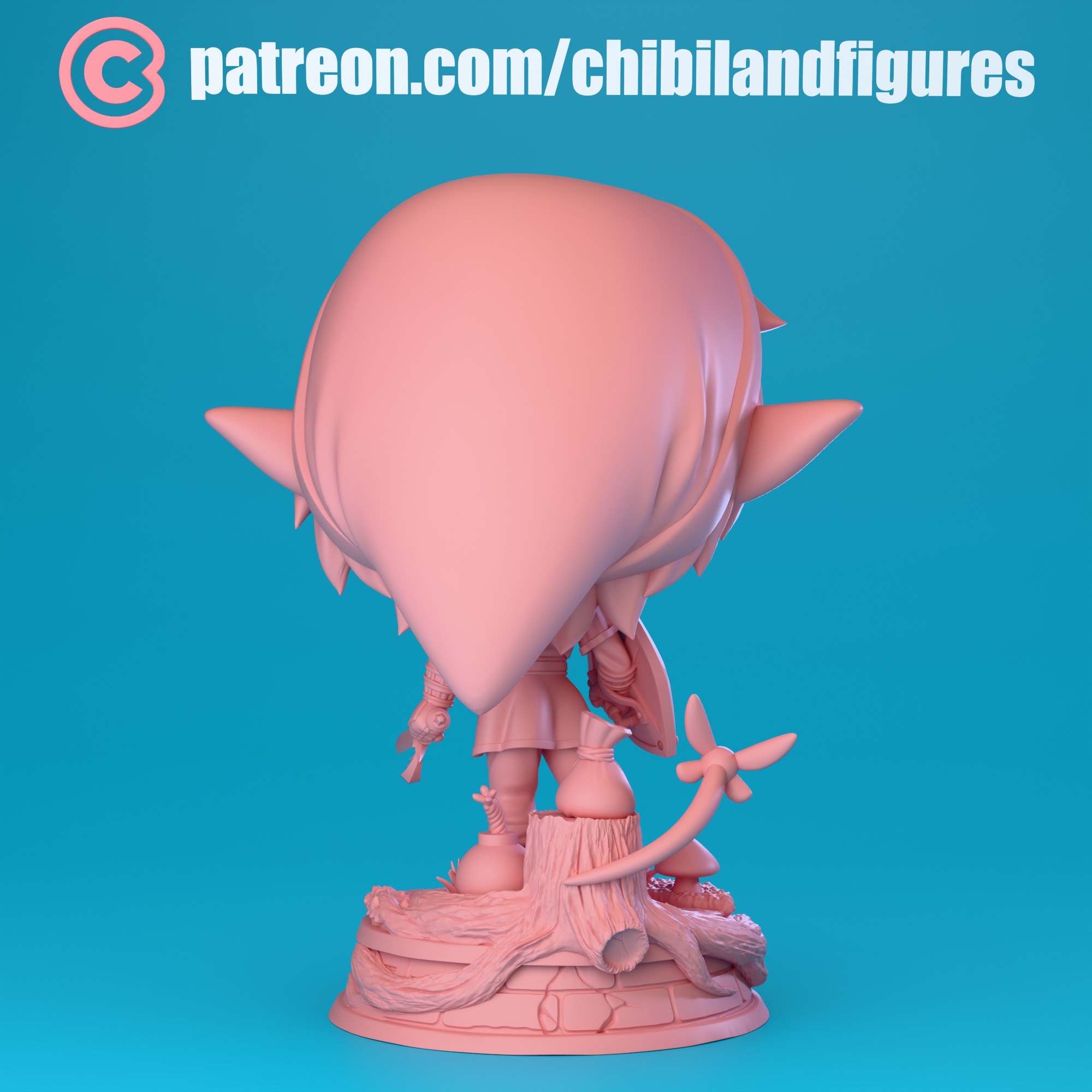 Link - Funko Figure from Ocarina of Time Game 3D print model_7