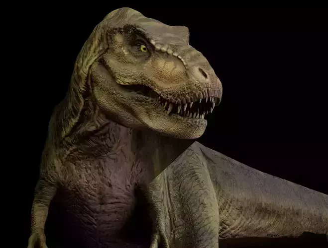 T REX Low-poly 3D model