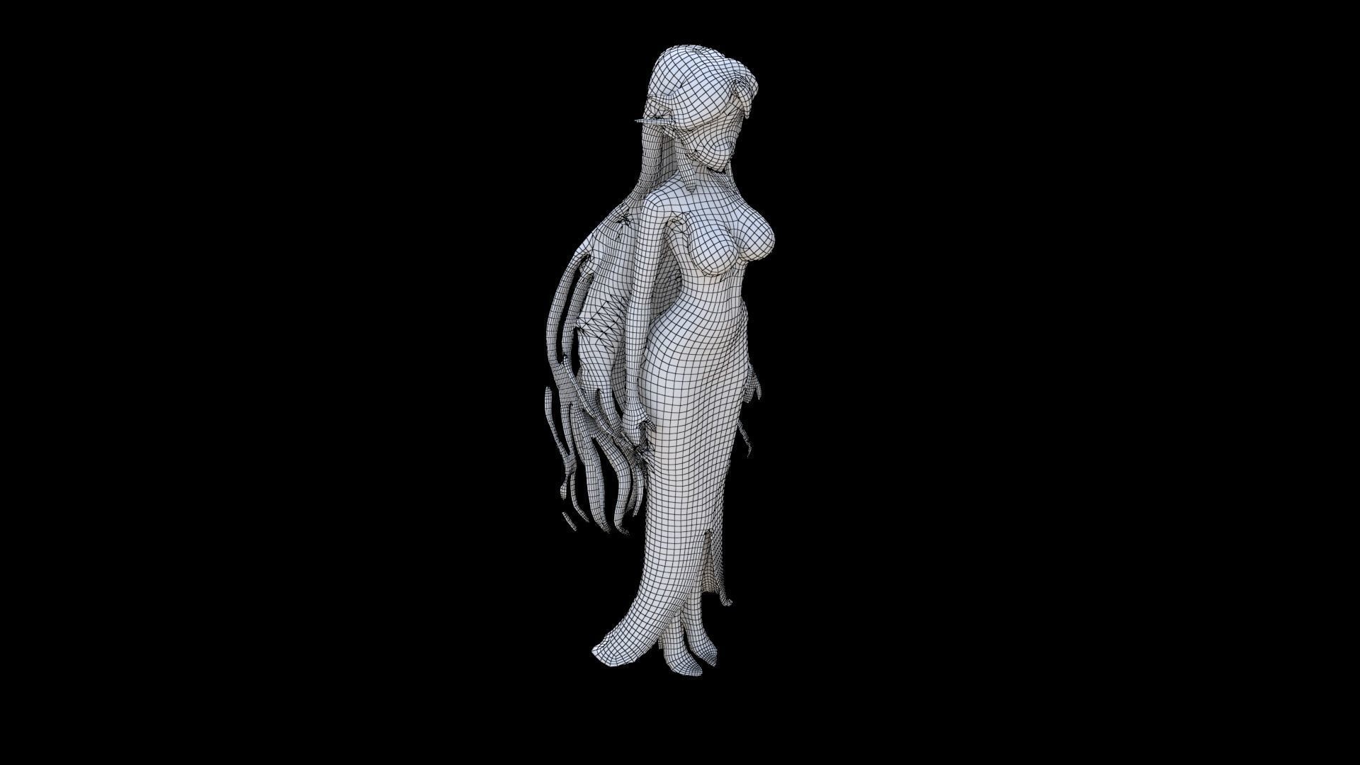Elven Beauty 3D model_5