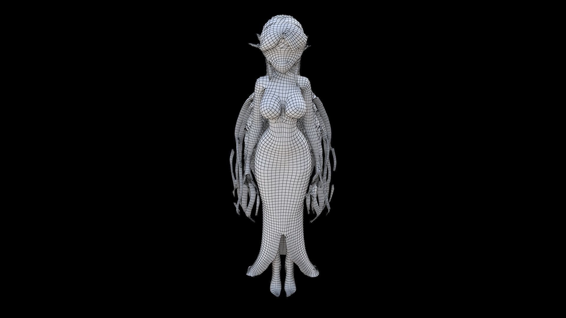 Elven Beauty 3D model_6