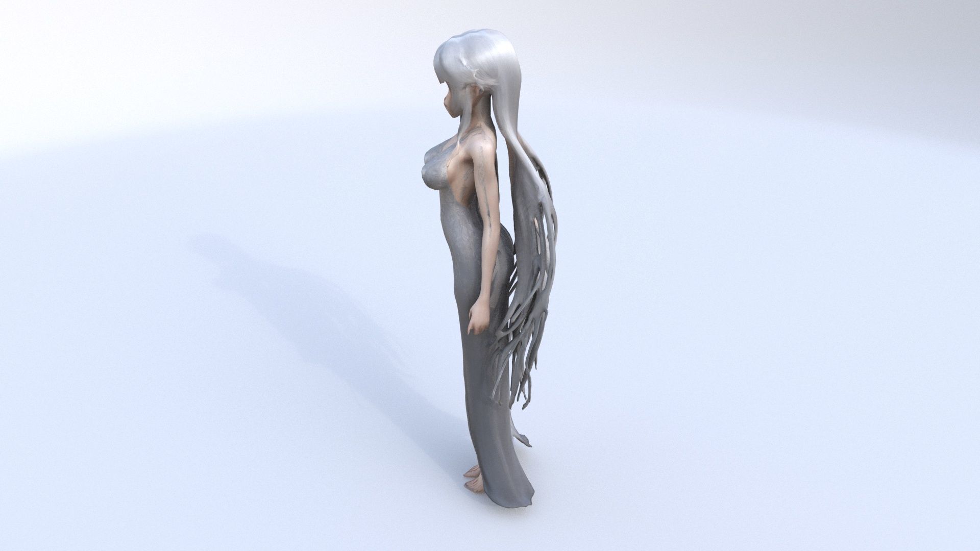 Elven Beauty 3D model_2