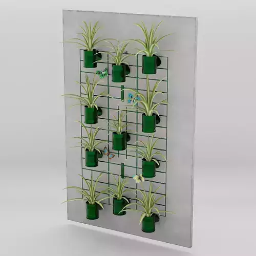 Spyder Plant Low-poly 3D model