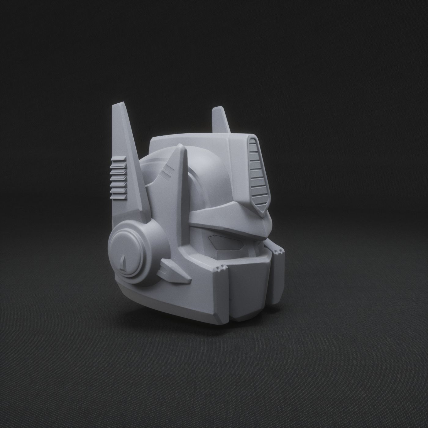 OPTIMUS PRIME G1 - magnet fridge head - 3D print model_3