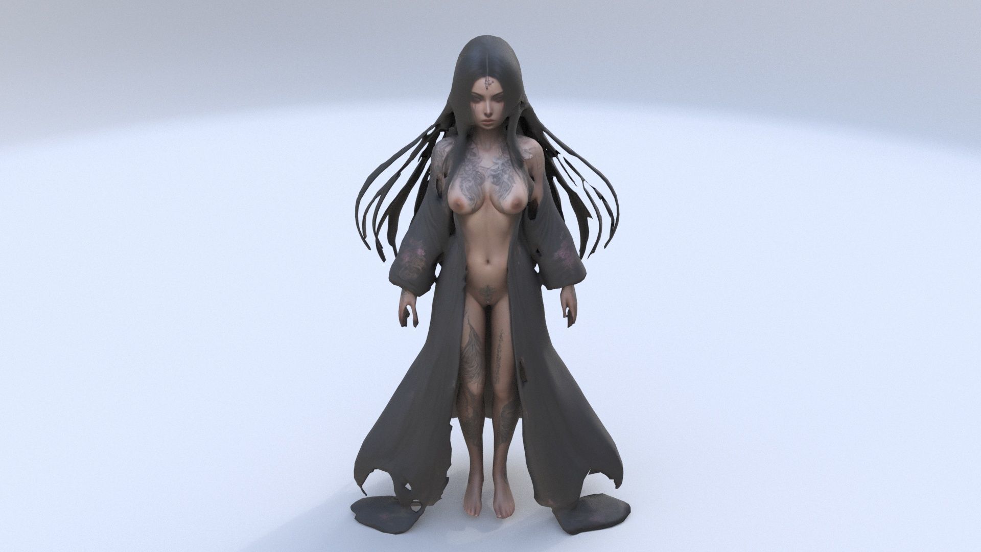 Mystic Sorceress 3D model_1
