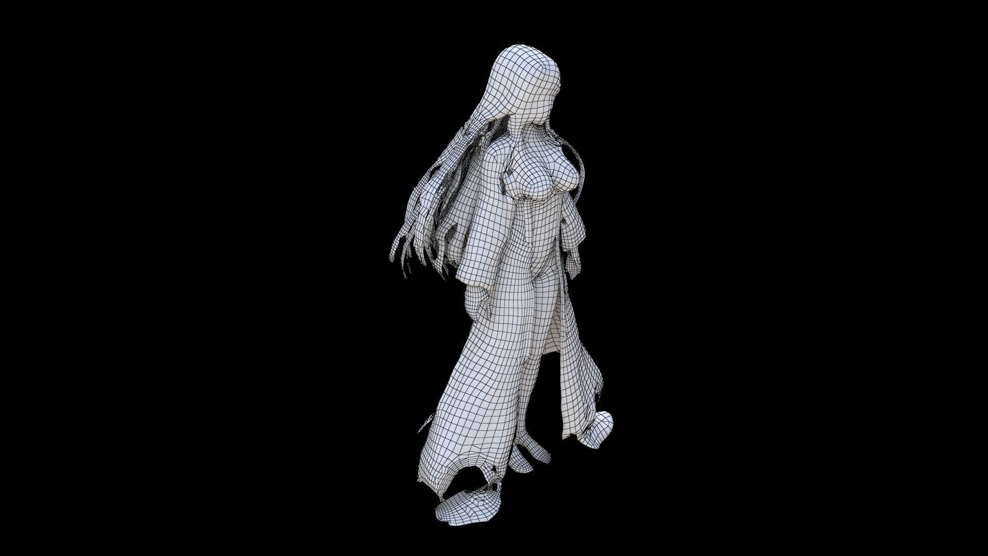 Mystic Sorceress 3D model_5