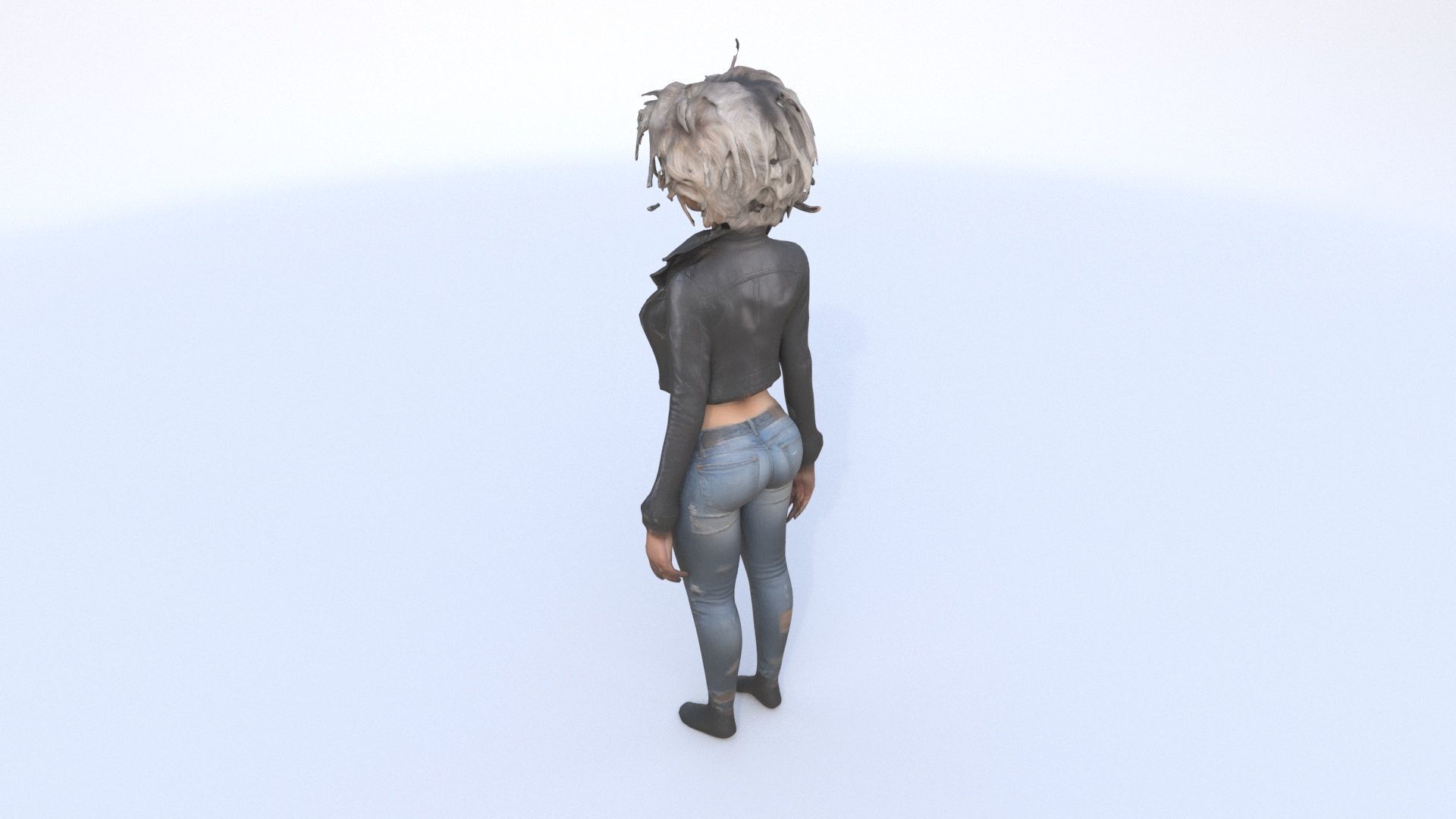 Rocker Chick 3D model_3