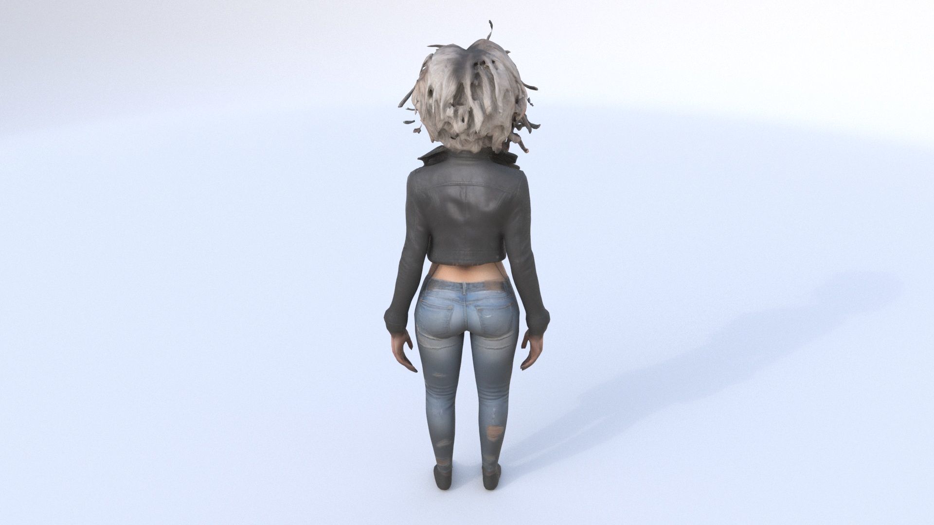Rocker Chick 3D model_4