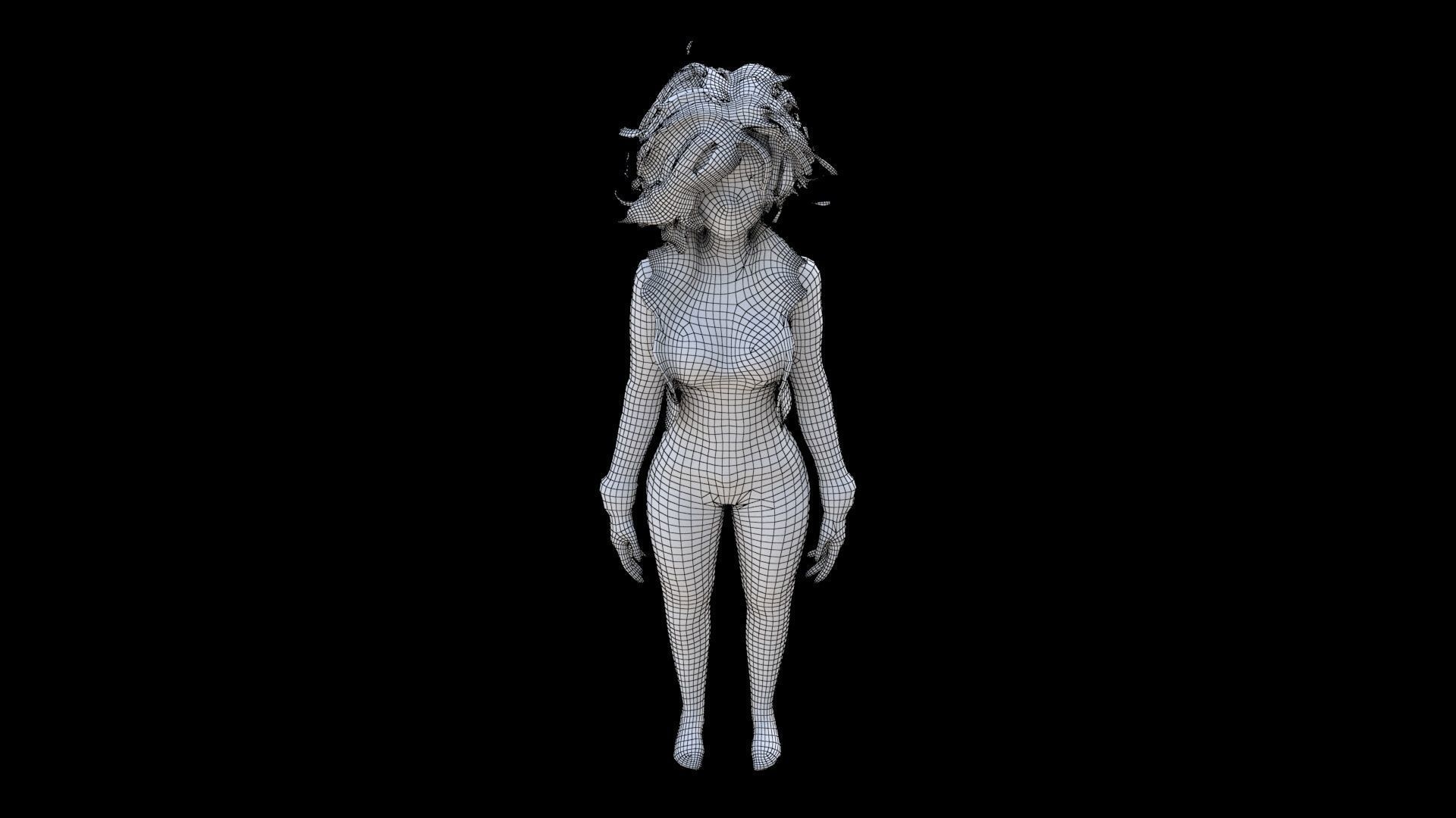 Rocker Chick 3D model_6