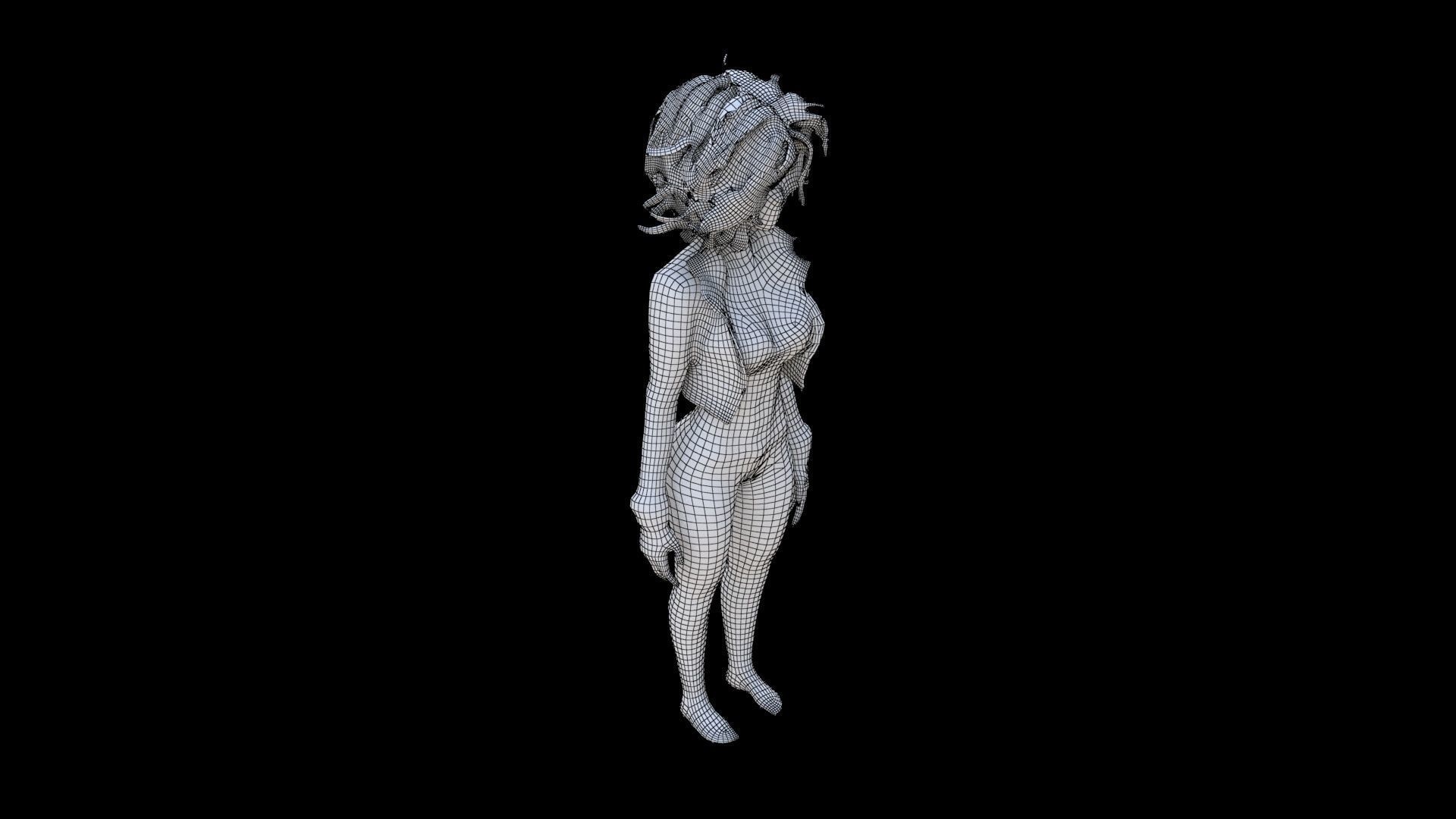 Rocker Chick 3D model_5