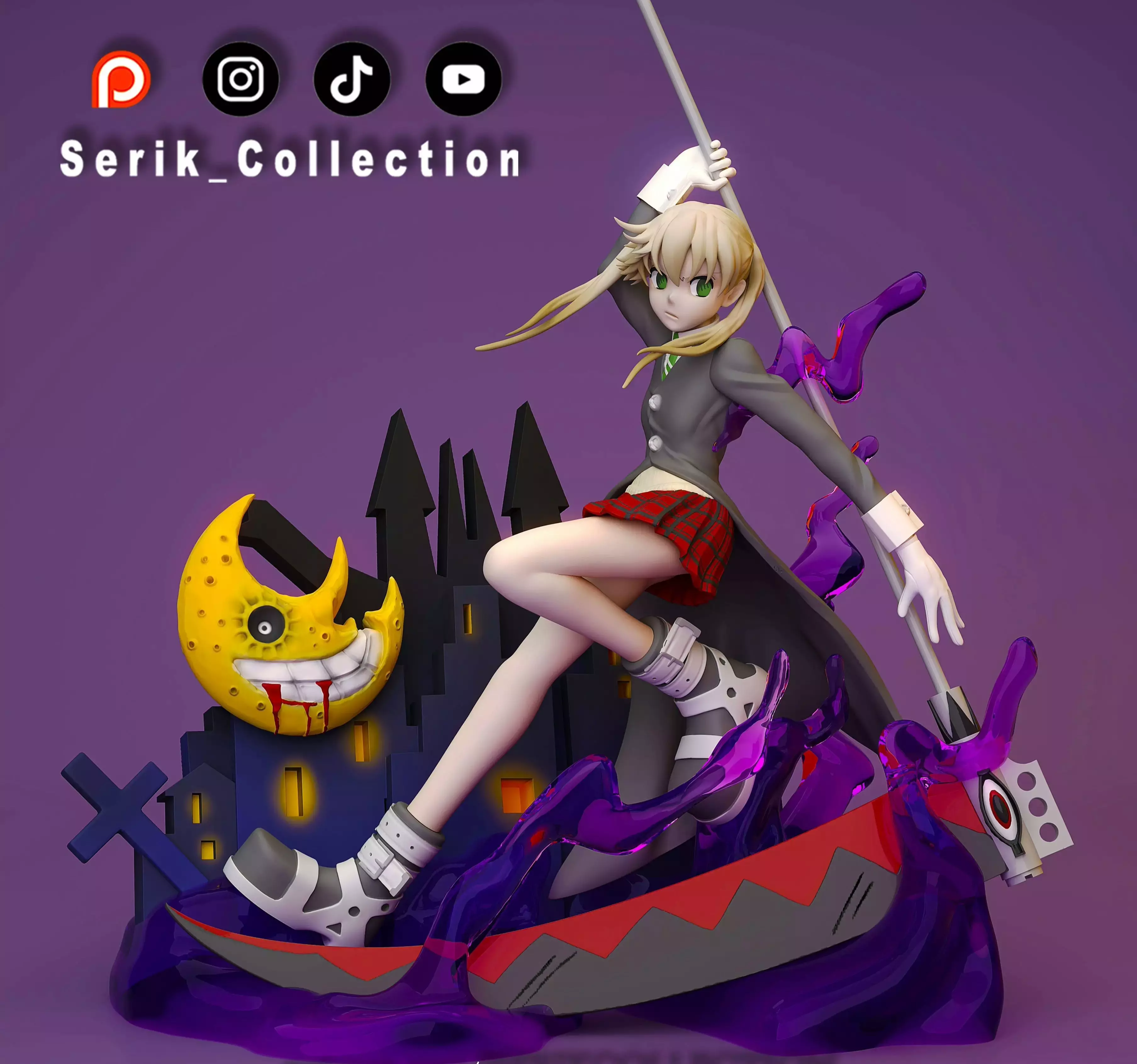 MAKA ALBARN - SOUL EATER 3D print model_3