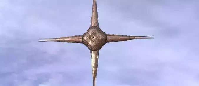 Babylonian Tower spire relic 2 3D model