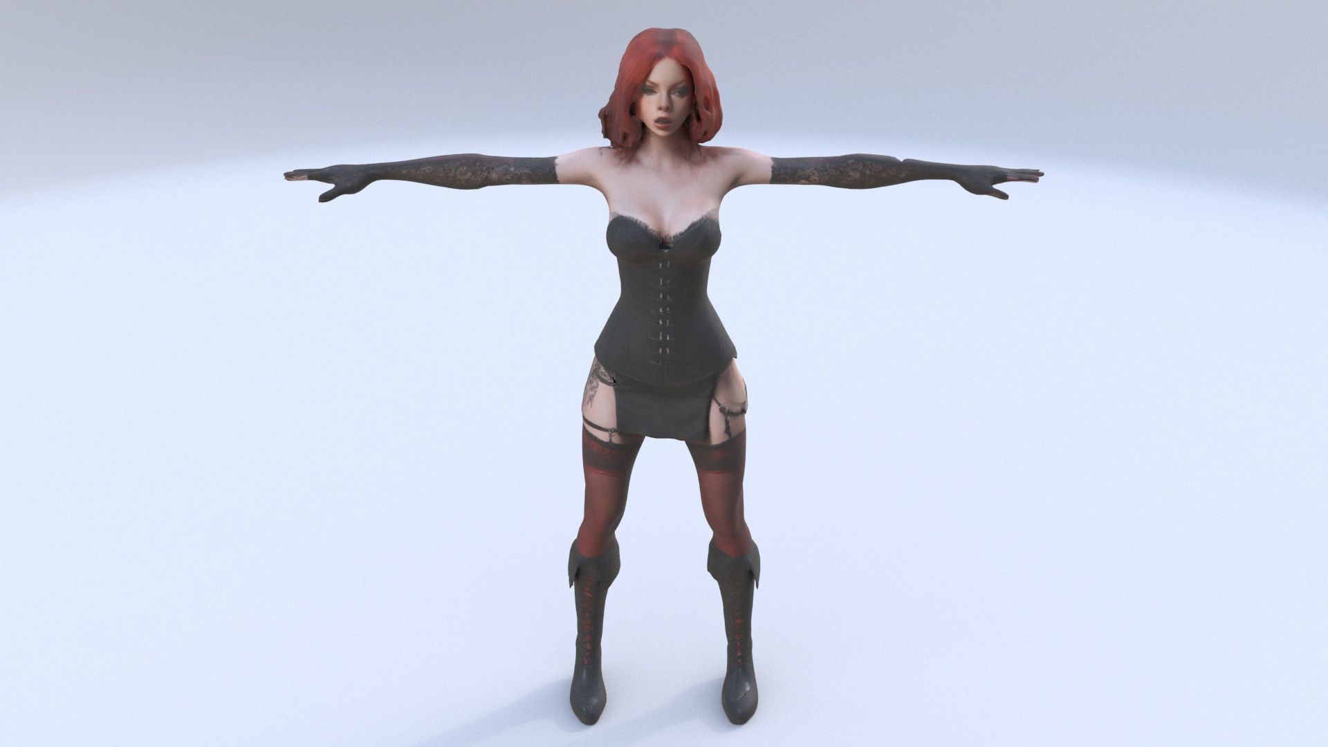 Victorian Rebel 3D model_1