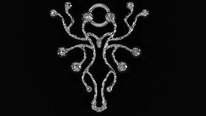 simple organic pendent