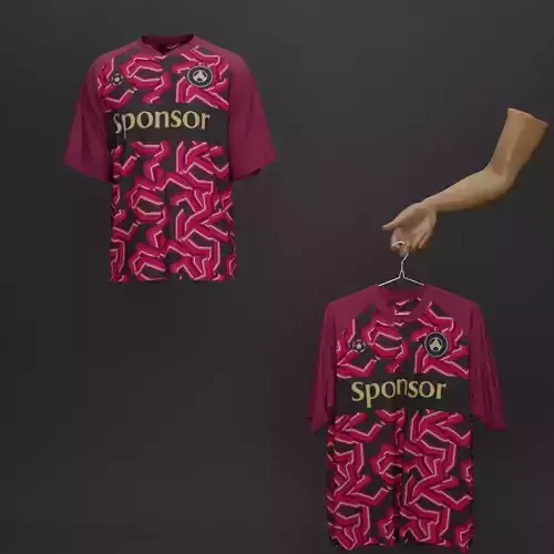 04 Customizable Sports Jersey Mockup with Animated Display