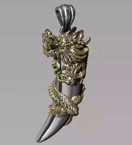 DRAGON TUSK PENDANT