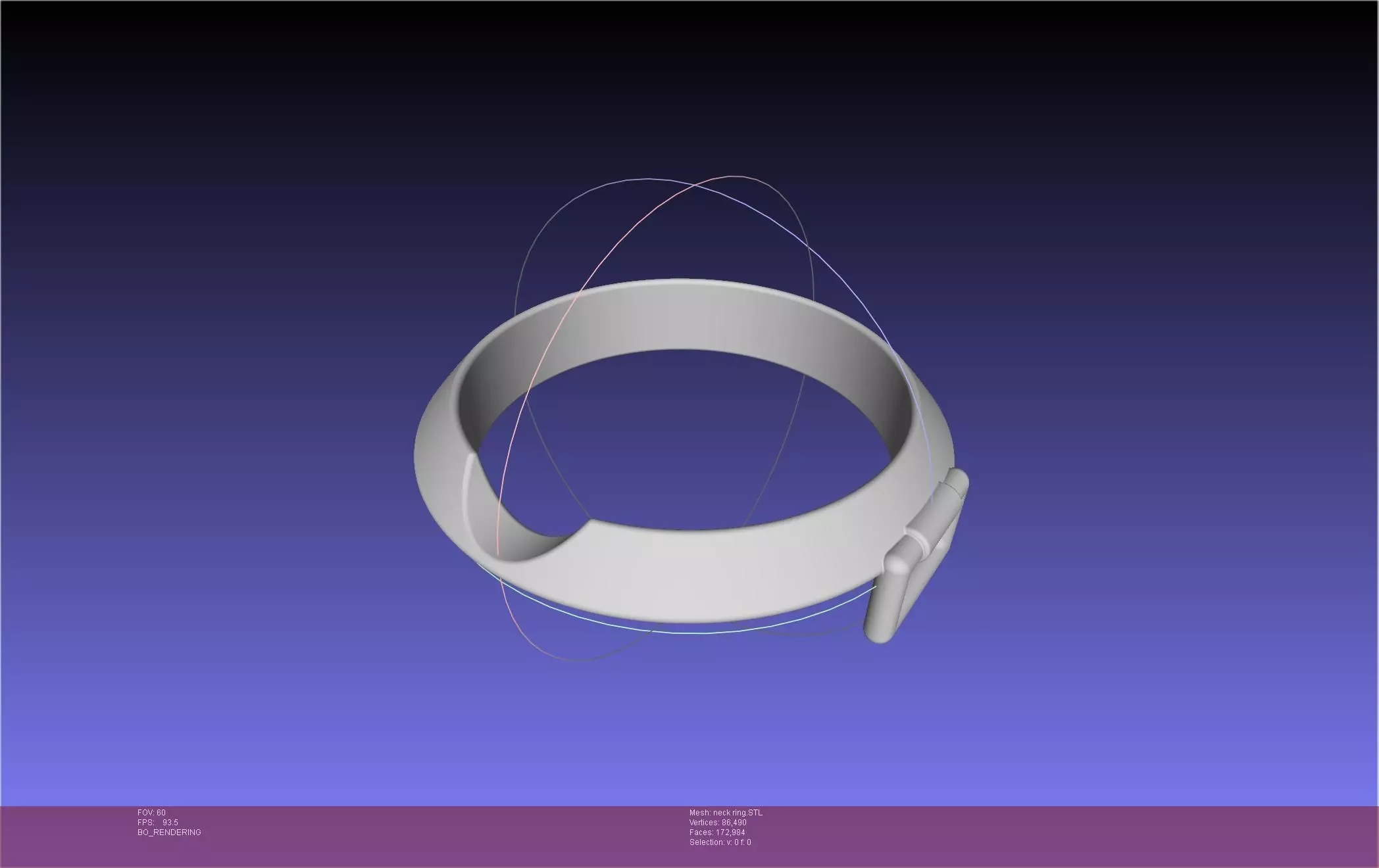 Made In Abyss Reg Neck Ring 3D print model