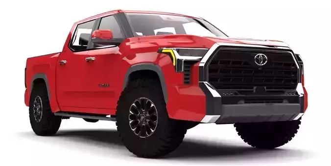 TOYOTA TUNDRA 2024 LIMITED  Low-poly 3D model